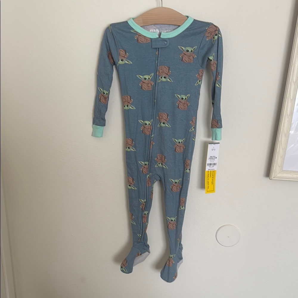 Star Wars Blue and Green Footies One Piece